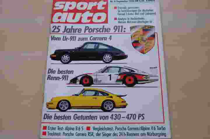 Deckblatt Sport Auto (09/1988)
